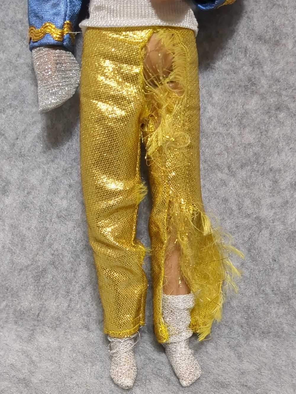Vintage Michael Jackson Barbie Blue Jacket 1984